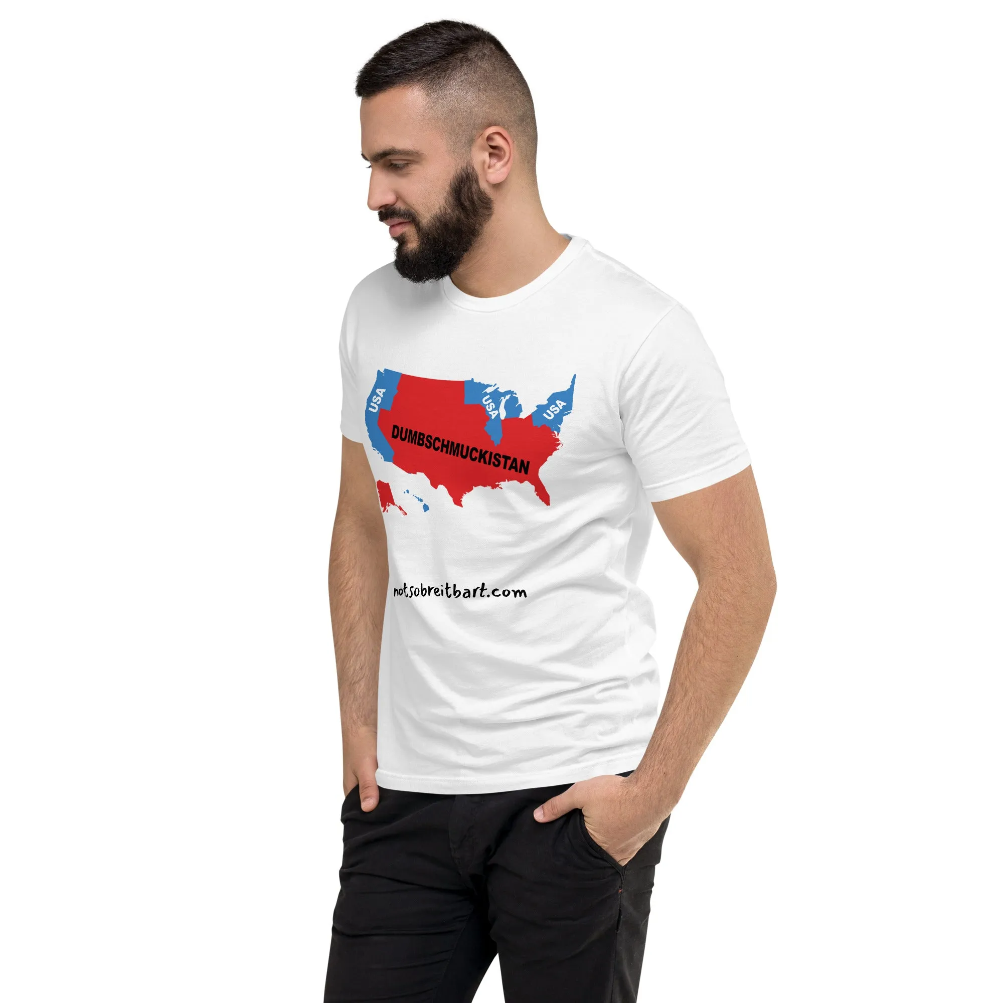 DumbSchmuckistan Men's Fitted T-shirt