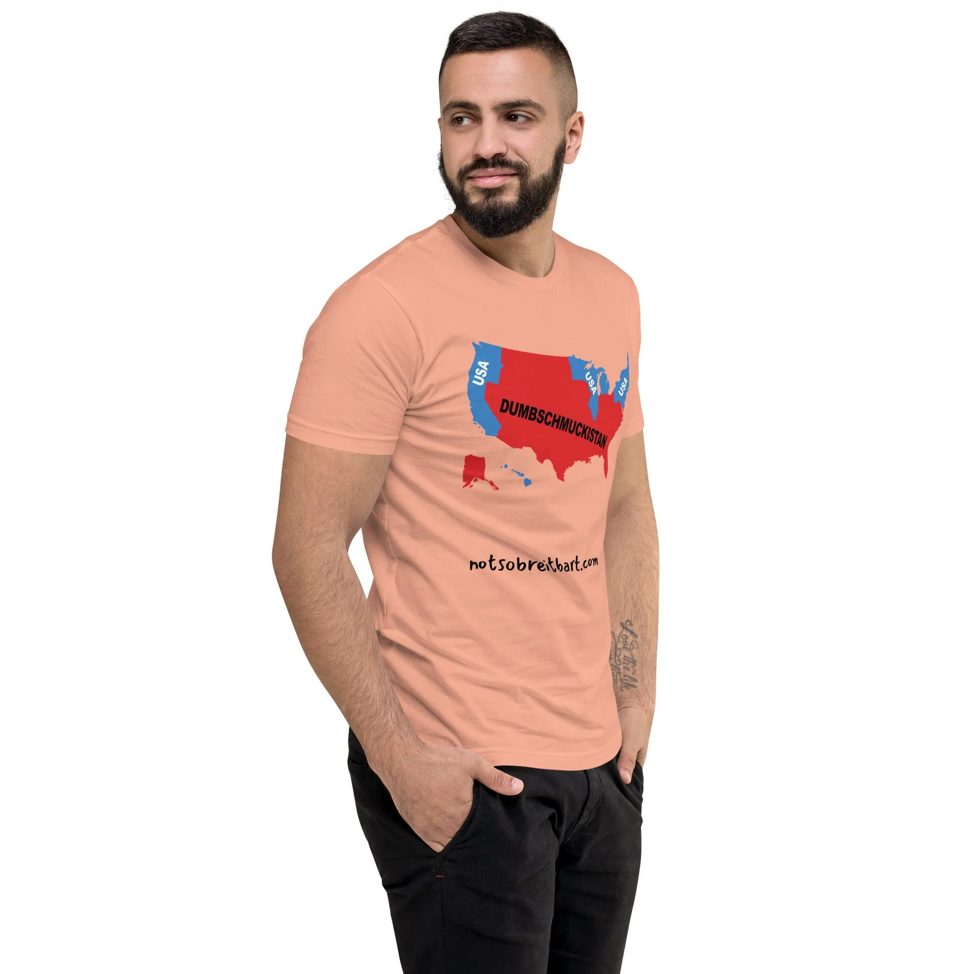 DumbSchmuckistan Men's Fitted T-shirt