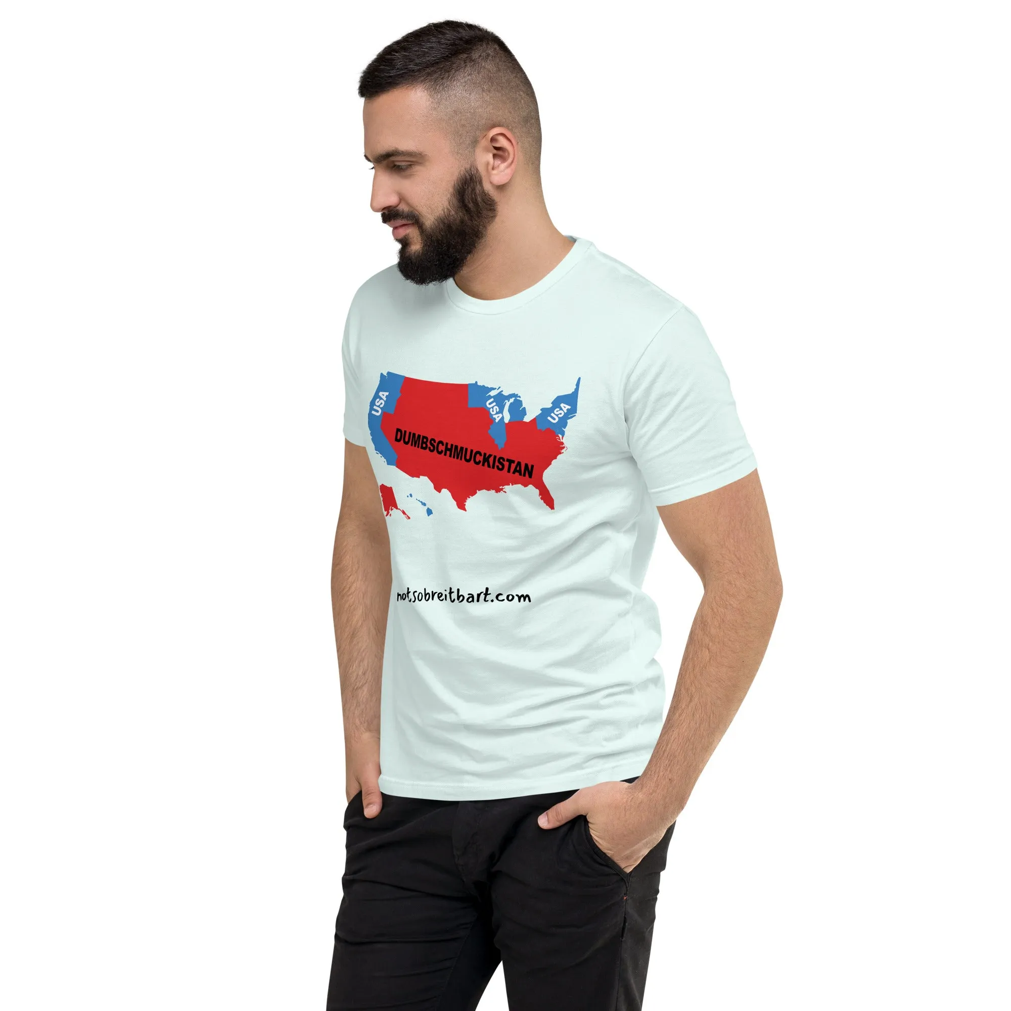 DumbSchmuckistan Men's Fitted T-shirt