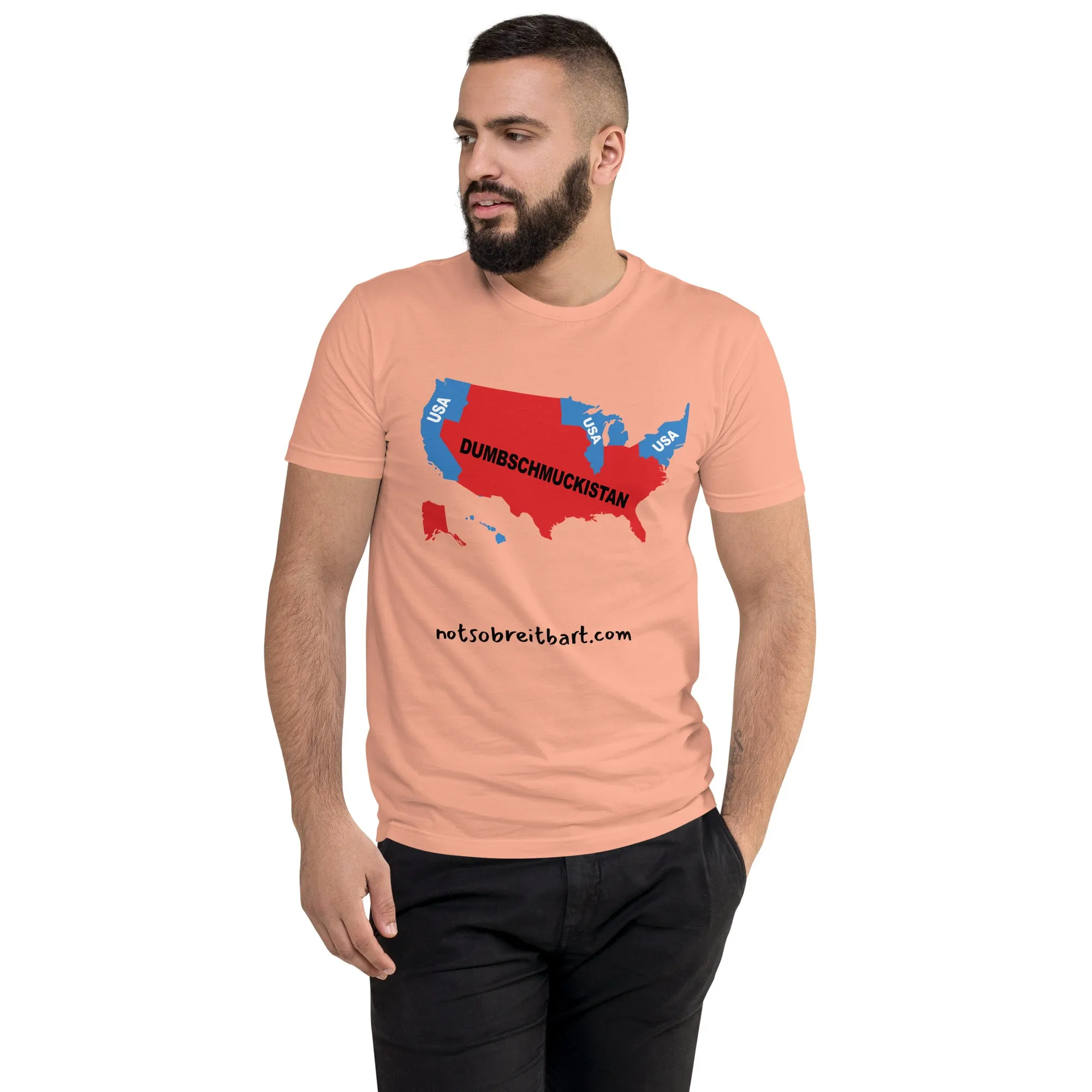 DumbSchmuckistan Men's Fitted T-shirt