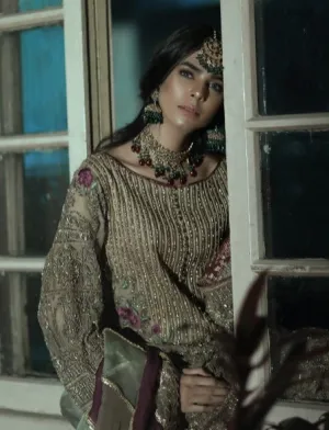 Embellished Skin Salwar Kameez Pakistani Wedding Dresses