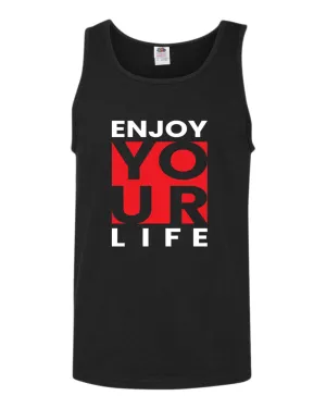 Enjoy your life tank top, motivational tank top, inspirational tank tops, casual tank tops