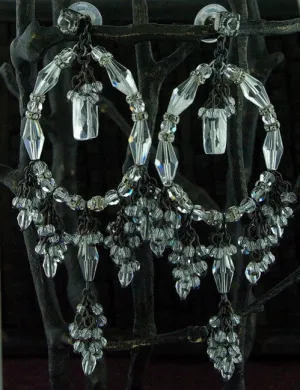 Erickson Beamon Crystal Chandelier Earrings