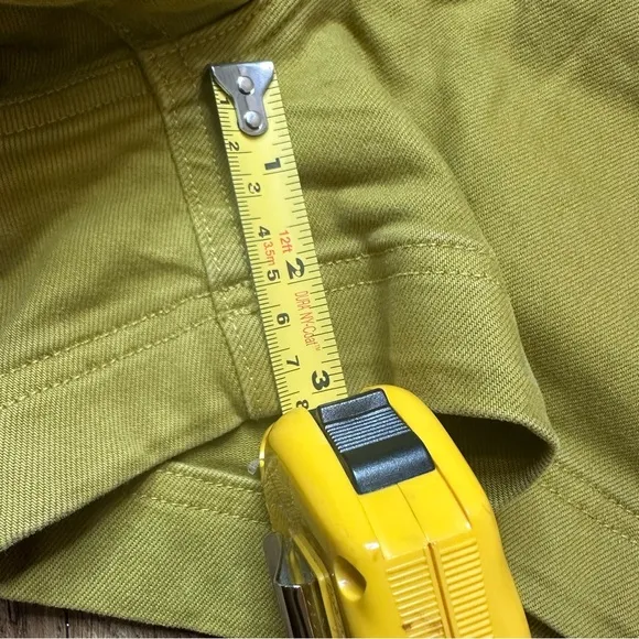 Everlane Chartreuse High Waisted Lime Green Shorts Size 0