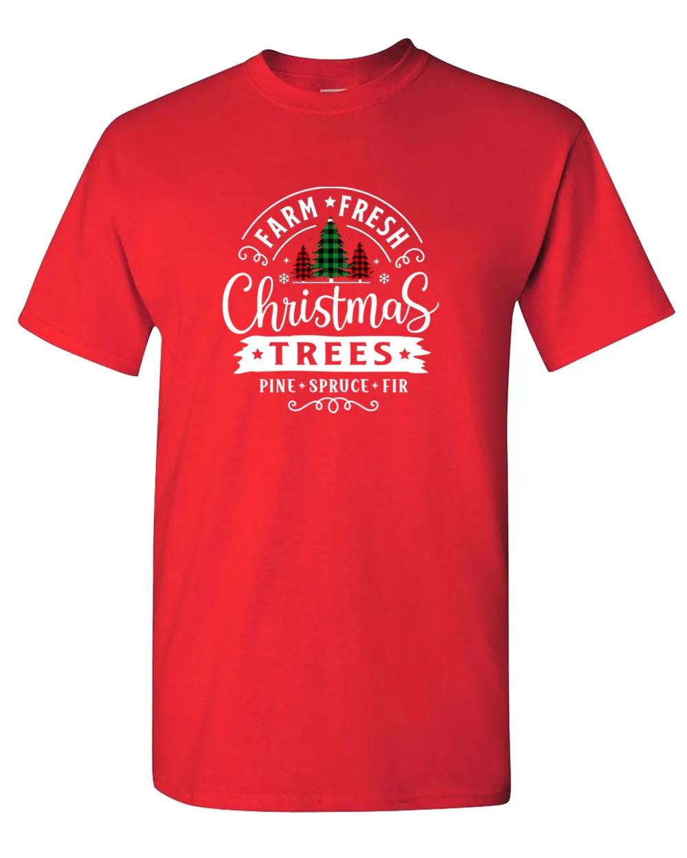 Farm Fresh Christmas Trees T-shirt, Christmas Holiday T-shirt