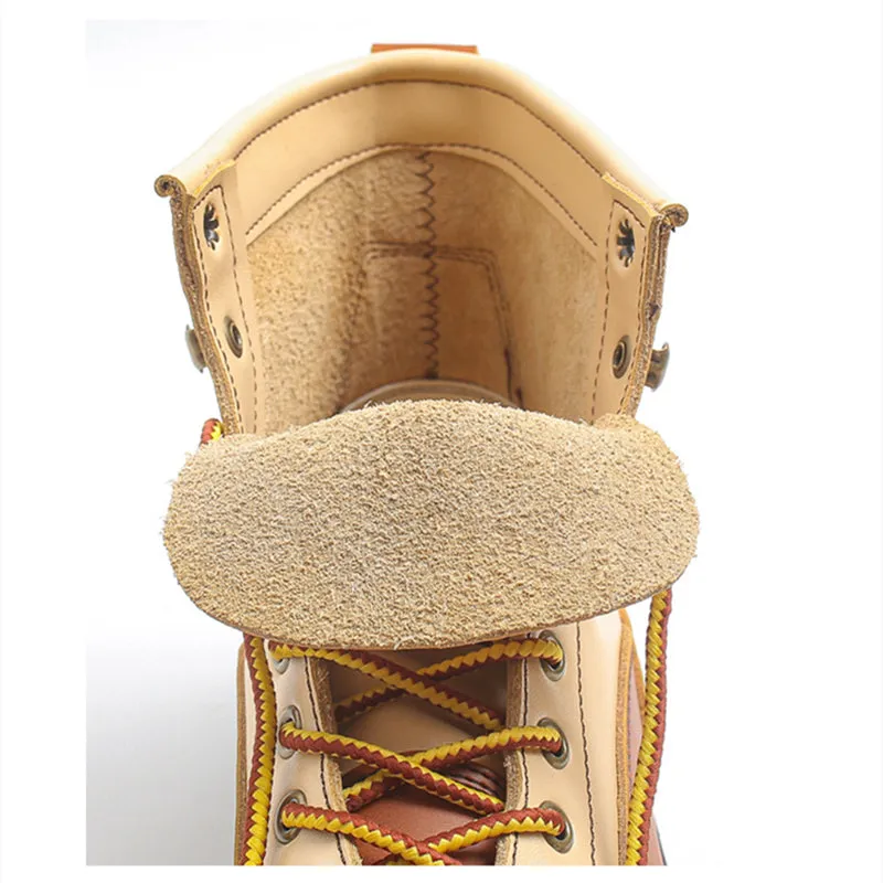 Fashion Motorcycle Genuine Leather Men Ankle Boots