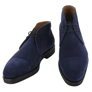Fiori Di Lusso Blue Chukka Boots