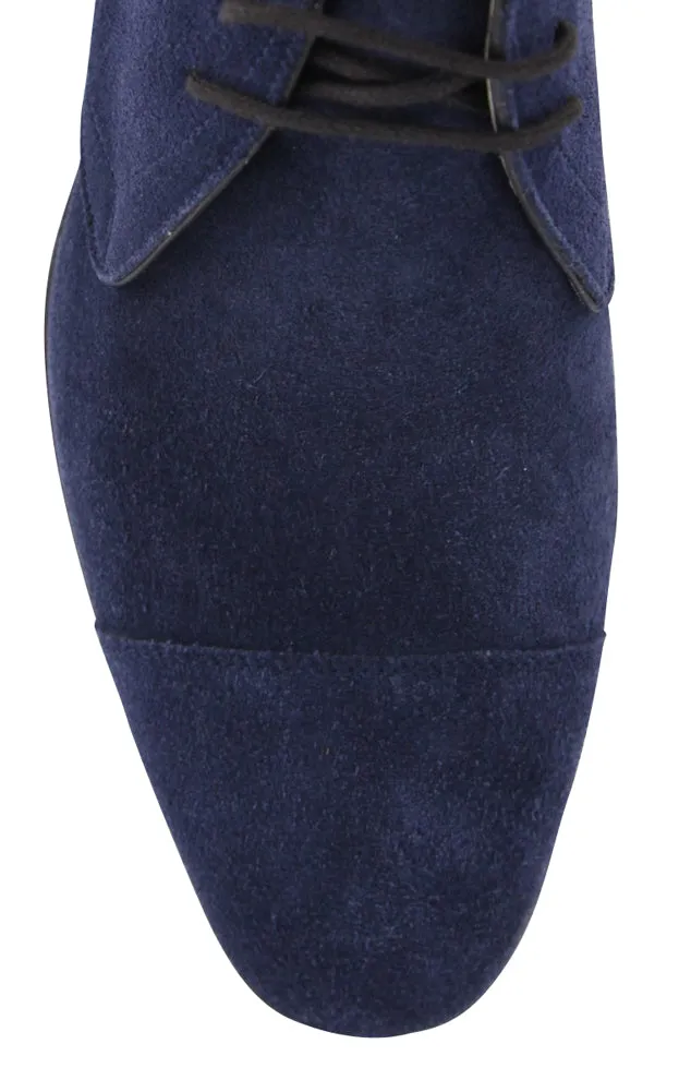 Fiori Di Lusso Blue Chukka Boots