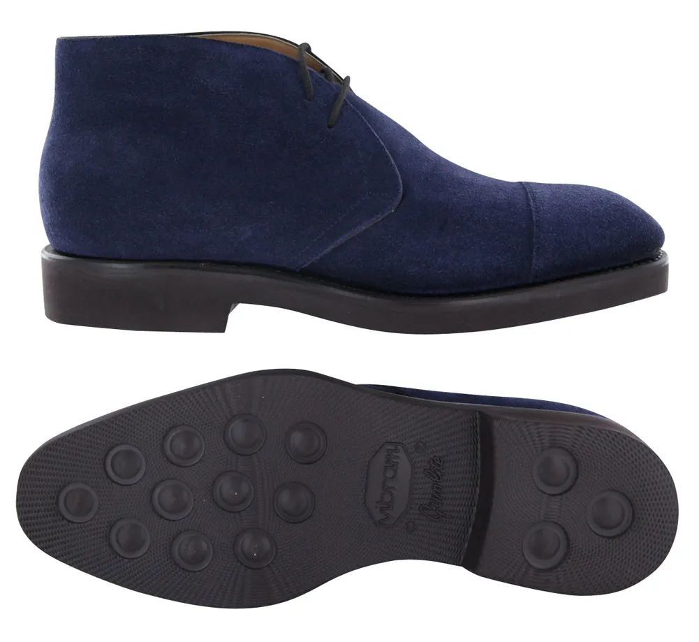 Fiori Di Lusso Blue Chukka Boots