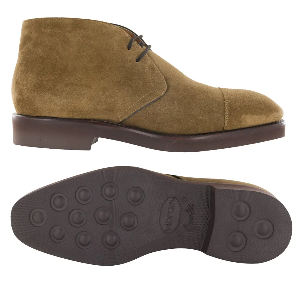 Fiori Di Lusso Caramel Brown Chukka Boots