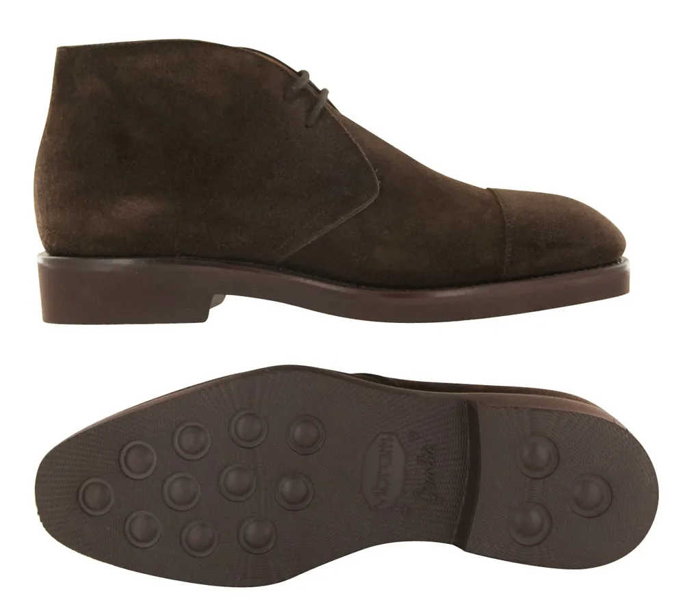 Fiori Di Lusso Dark Brown Chukka Boots
