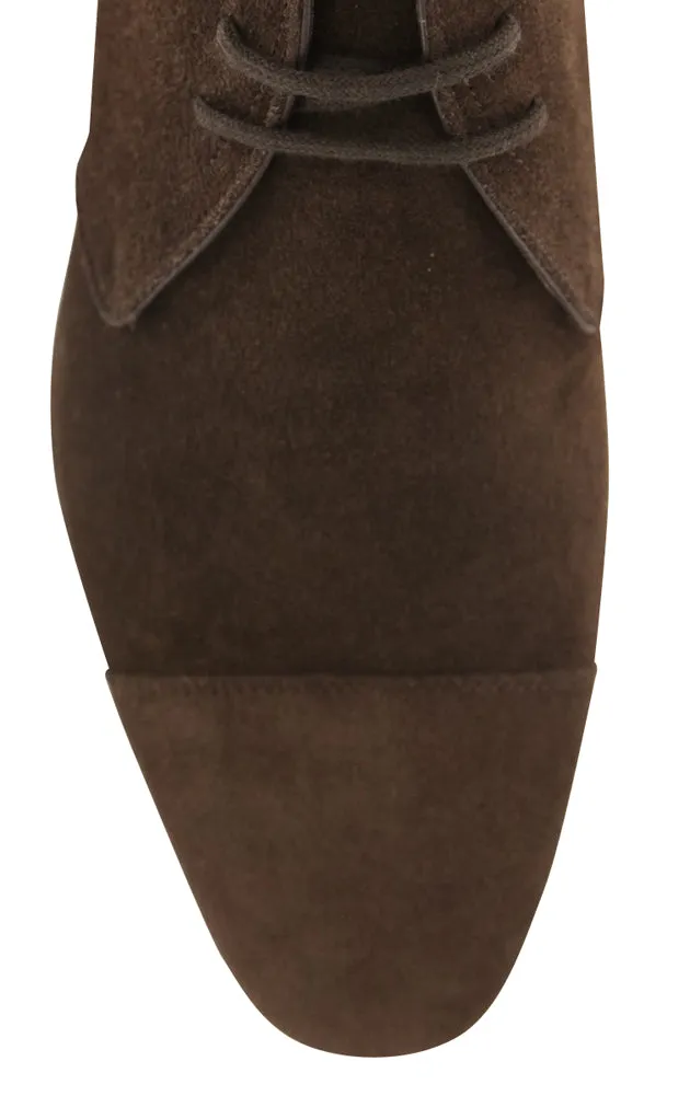Fiori Di Lusso Dark Brown Chukka Boots