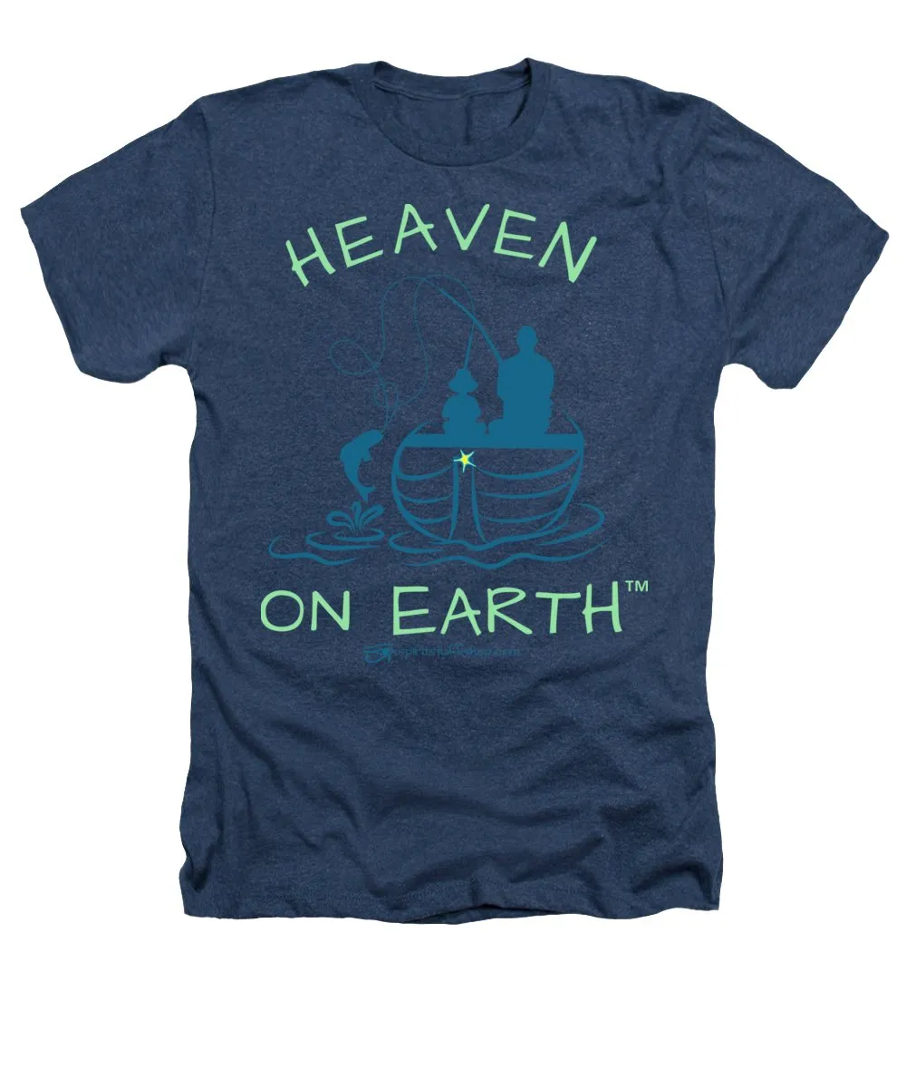 Fishing Heaven On Earth - Heathers T-Shirt