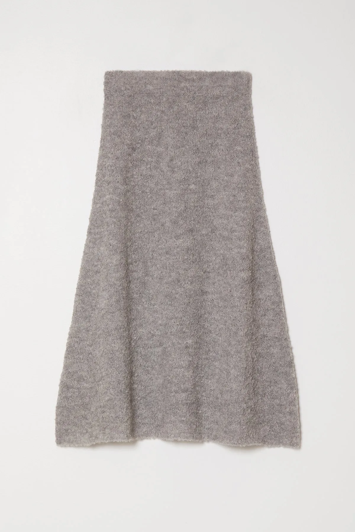 FLARE SKIRT IN BOUCLE ALPACA