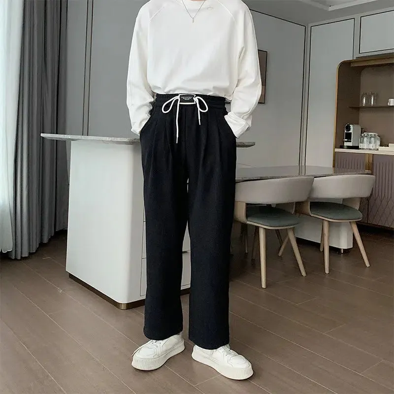 Fleece Wide-leg Sweatpants