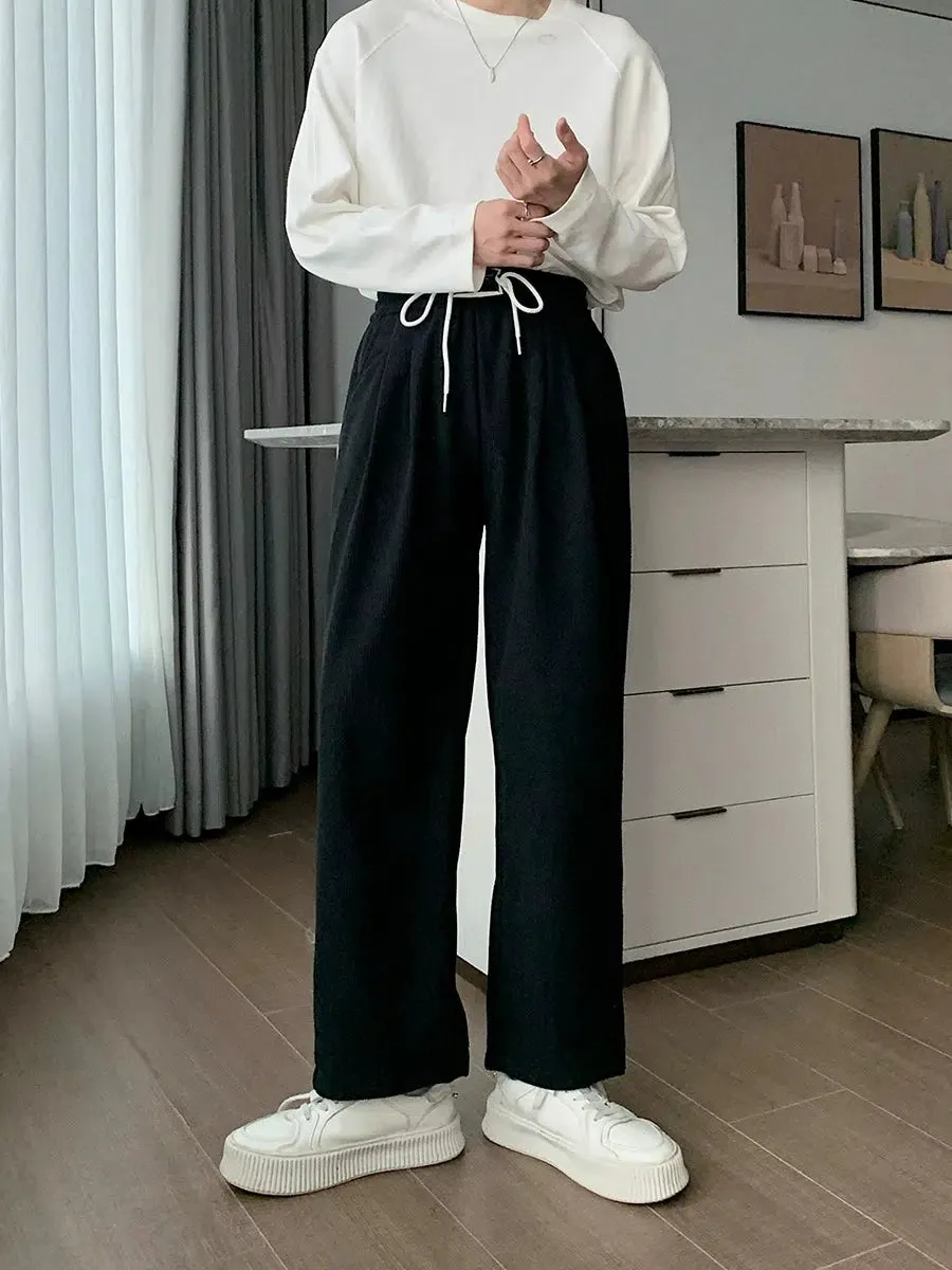 Fleece Wide-leg Sweatpants