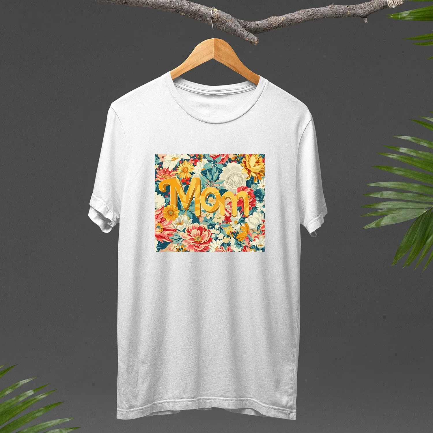 Floral Mom T-Shirt, Cute Floral Mom Shirt, Mom Flower Shirt, Mama Shirt, Mom Shirt, Mother's Day Gift