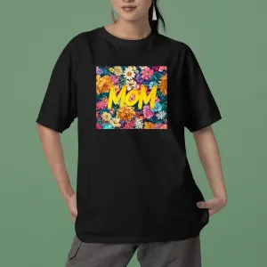 Floral Mom T-Shirt, Cute Floral Mom Shirt, Mom Flower Shirt, Mama Shirt, Mom Shirt, Mother's Day Gift