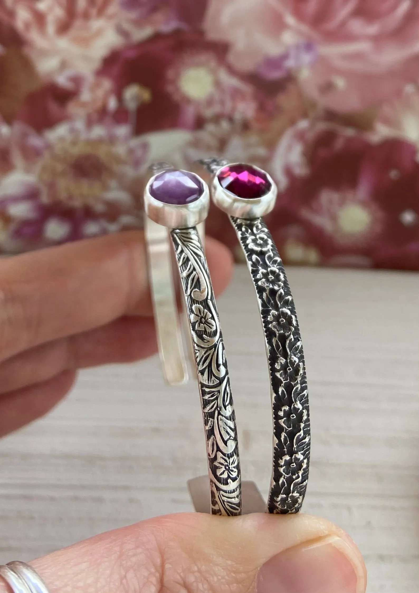 Floral Stacker Cuff