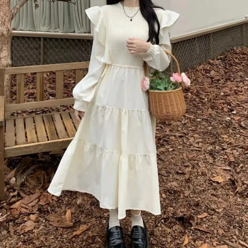 Flounced Edge Women Dresses