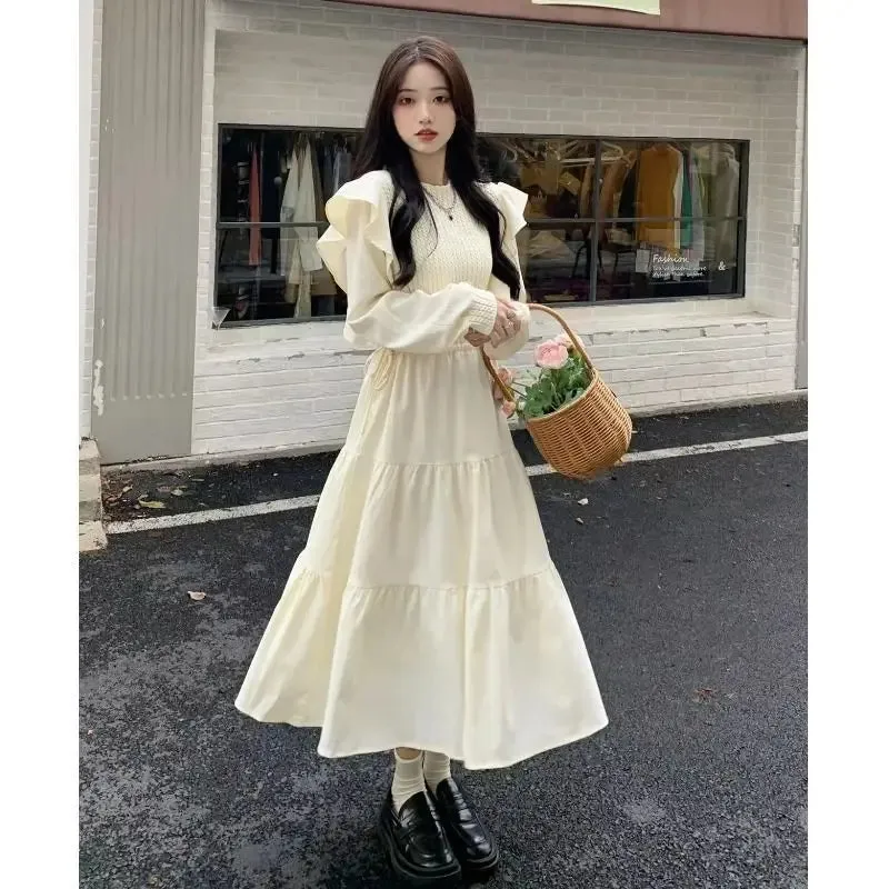 Flounced Edge Women Dresses