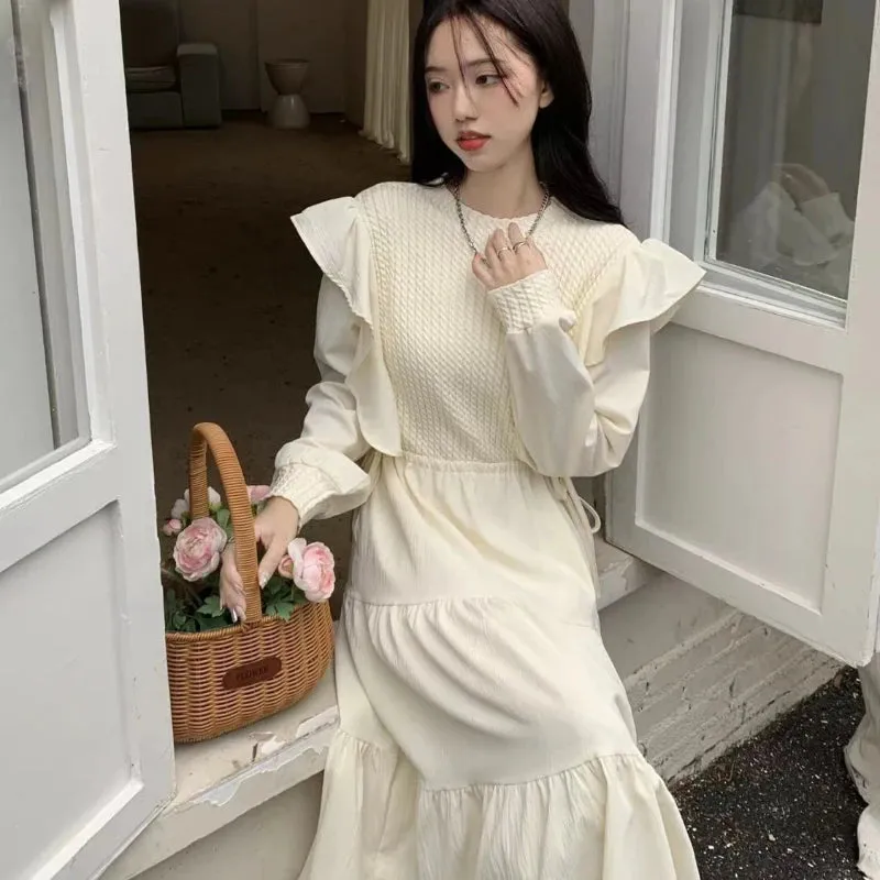 Flounced Edge Women Dresses