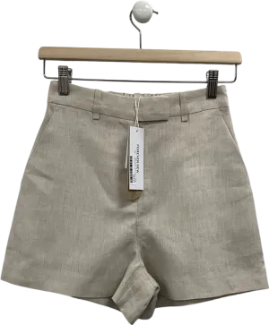FOREVER NEW Beige Lainey Linen Shorts UK 6