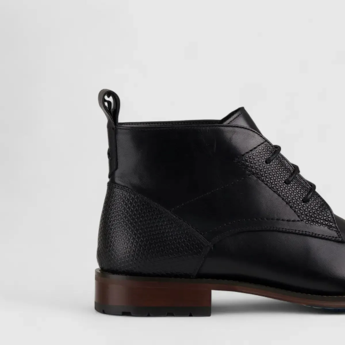 Formales Chukka Boot Black 938-1
