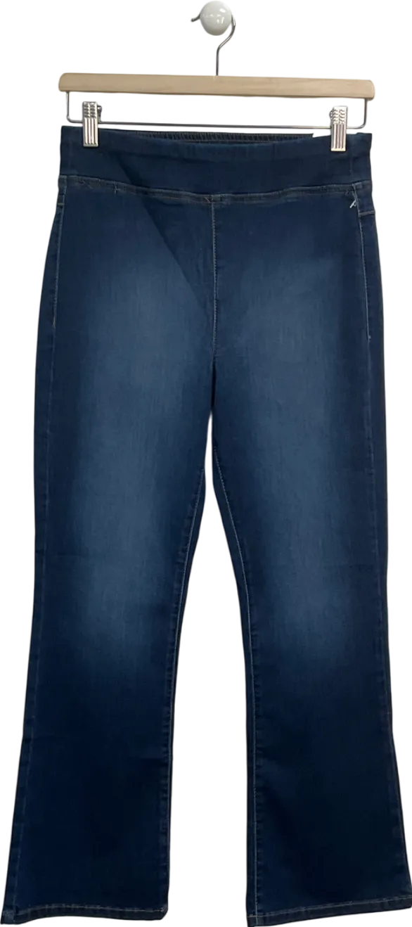 Free People Blue We The Free Penny Pull-on Flare Jeans UK S