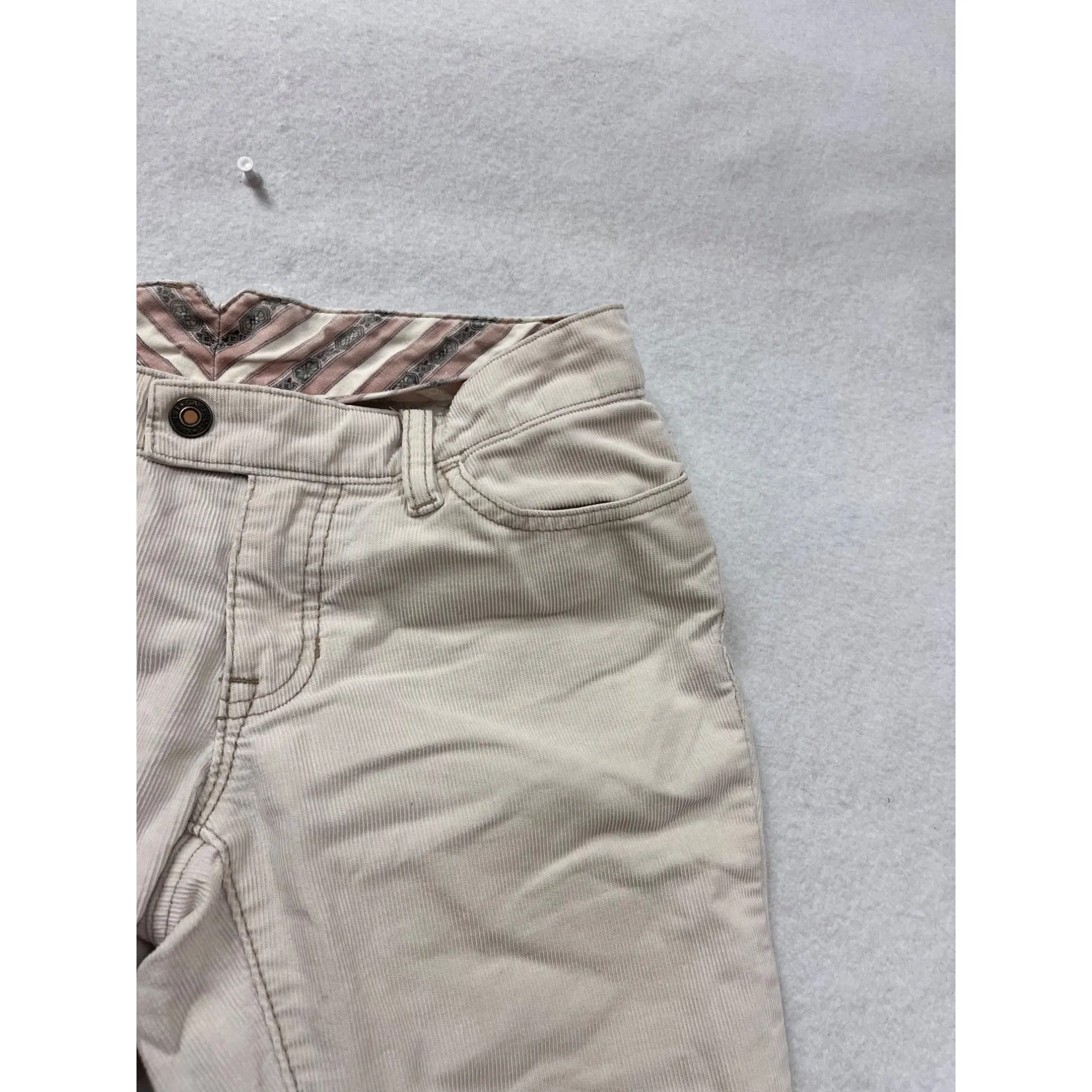 Gap Womens Beige Corduroy Flare Pants 1R #6604