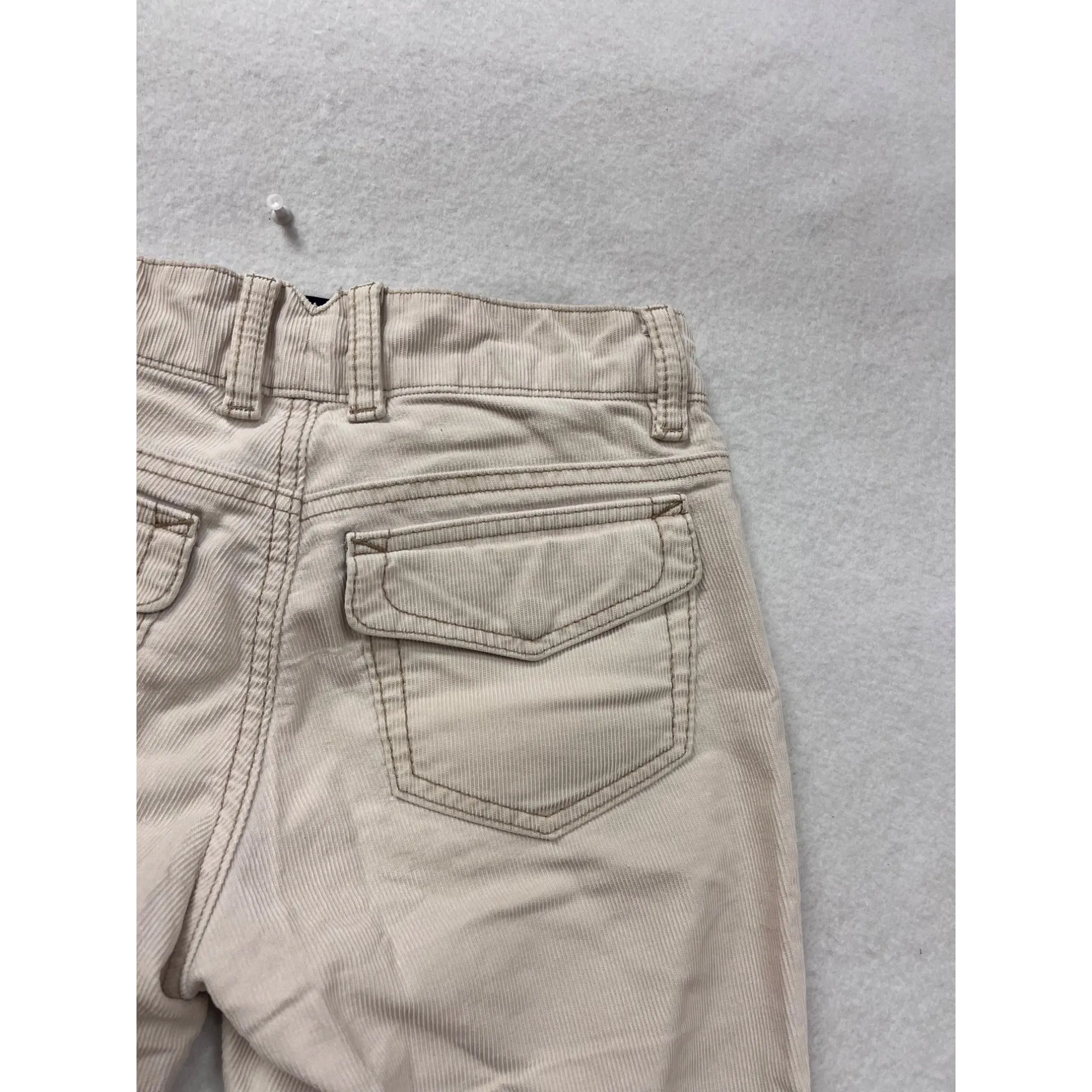 Gap Womens Beige Corduroy Flare Pants 1R #6604