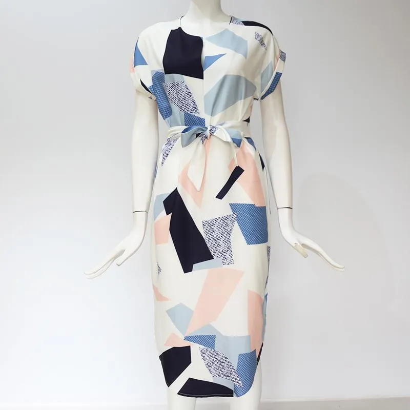 Geometric Print Dress