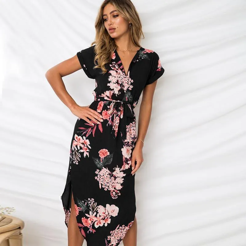 Geometric Print Dress