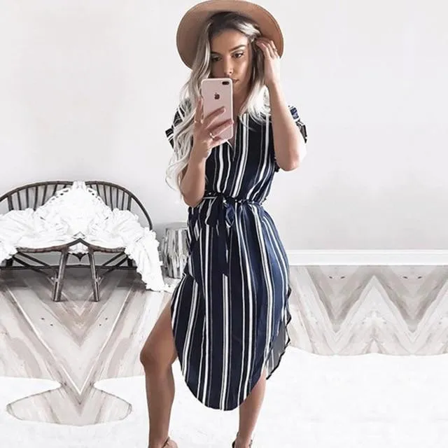 Geometric Print Dress