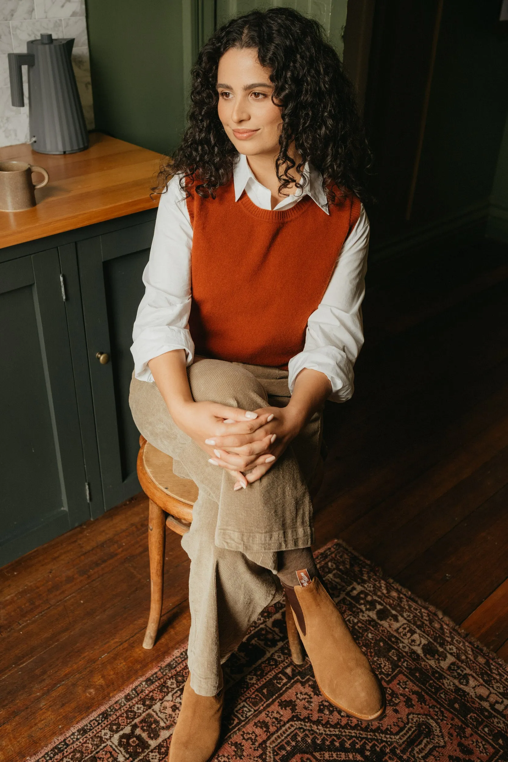 Gigi 100% New Zealand Lambswool Vest
