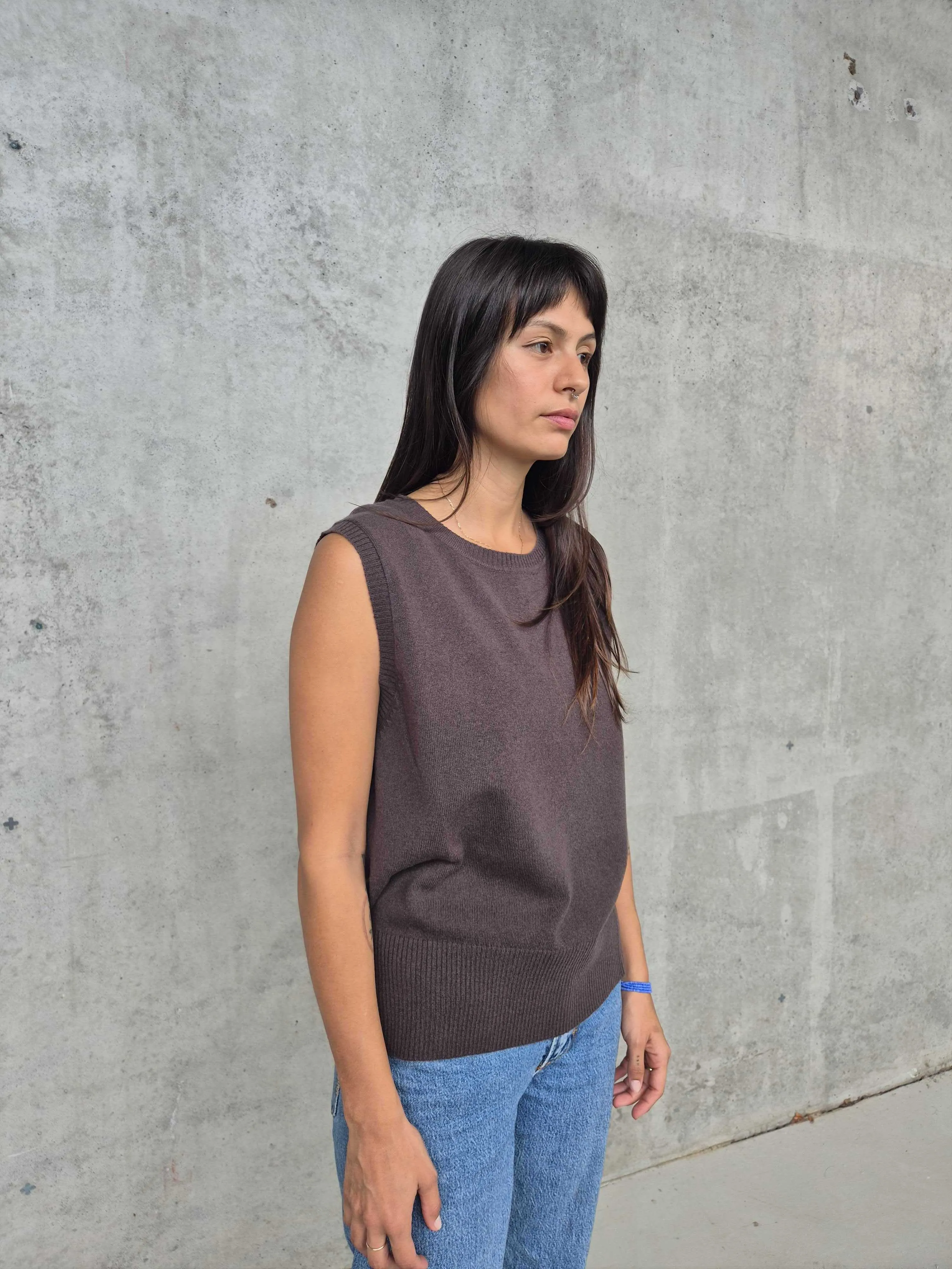 Gigi 100% New Zealand Lambswool Vest