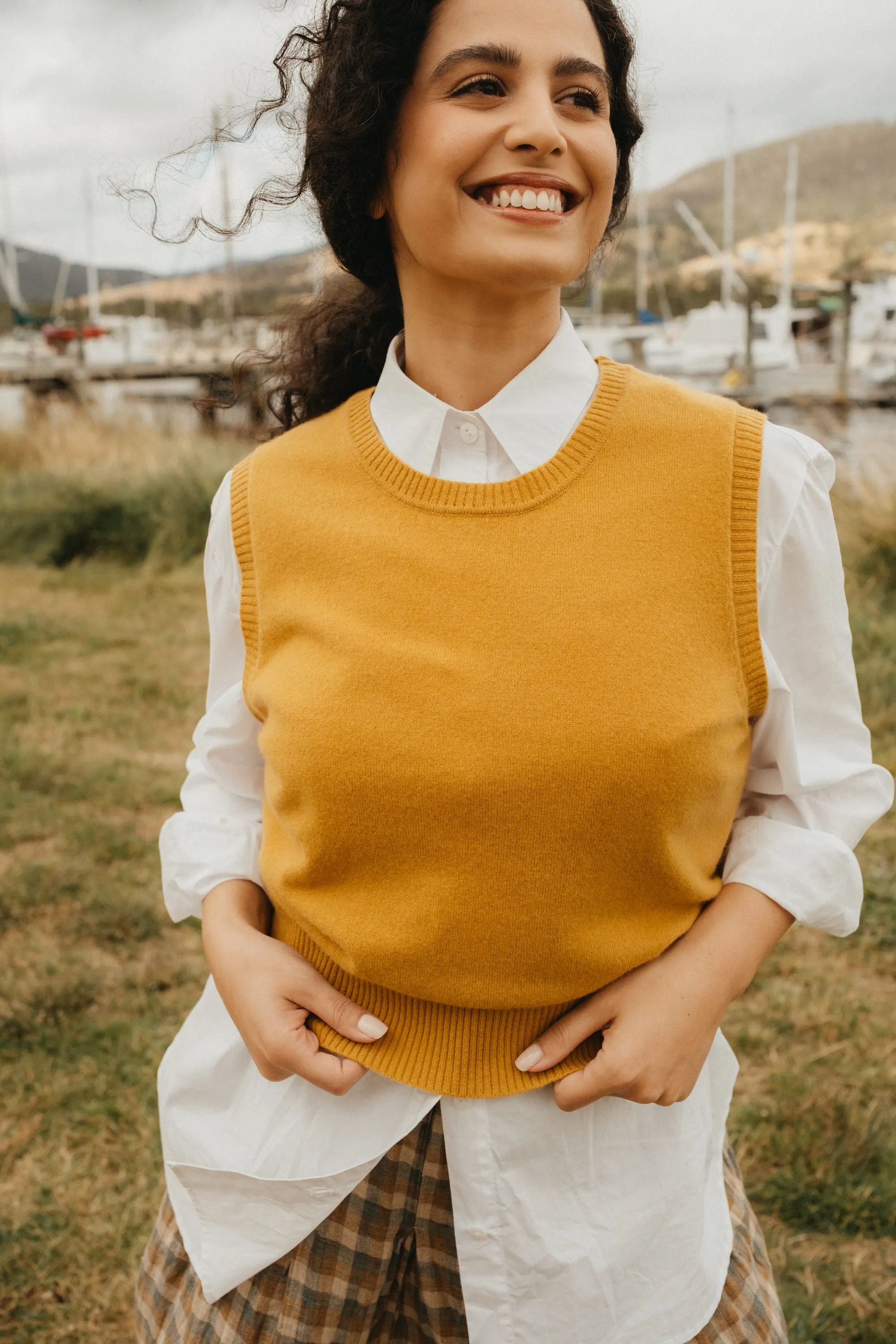Gigi 100% New Zealand Lambswool Vest