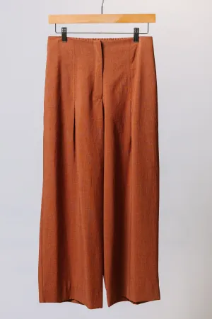 Glam Pant- Wide Leg Pant Rust