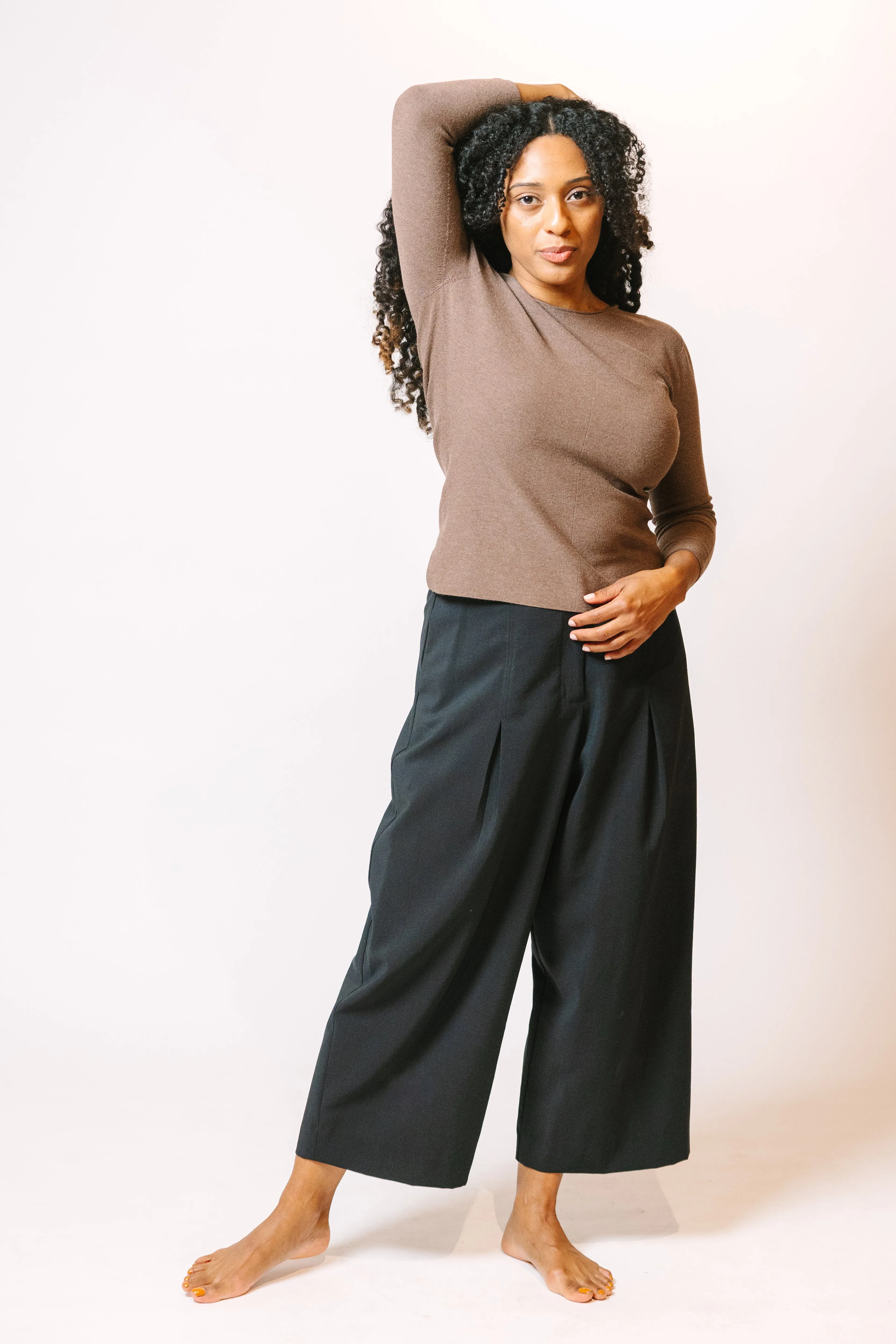 Glam Pant- Wide Leg Pant Rust
