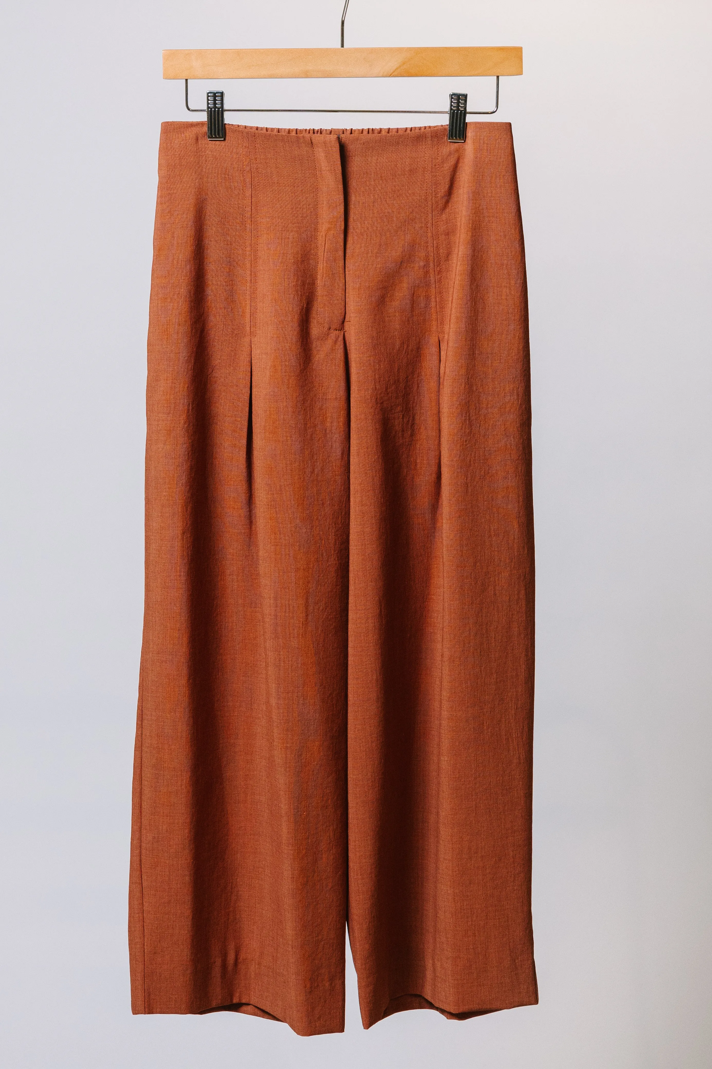 Glam Pant- Wide Leg Pant Rust