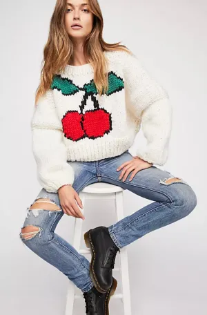 GOGO Sweaters - Cherry Pullover