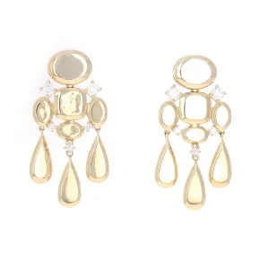 Gold Chandelier Earrings
