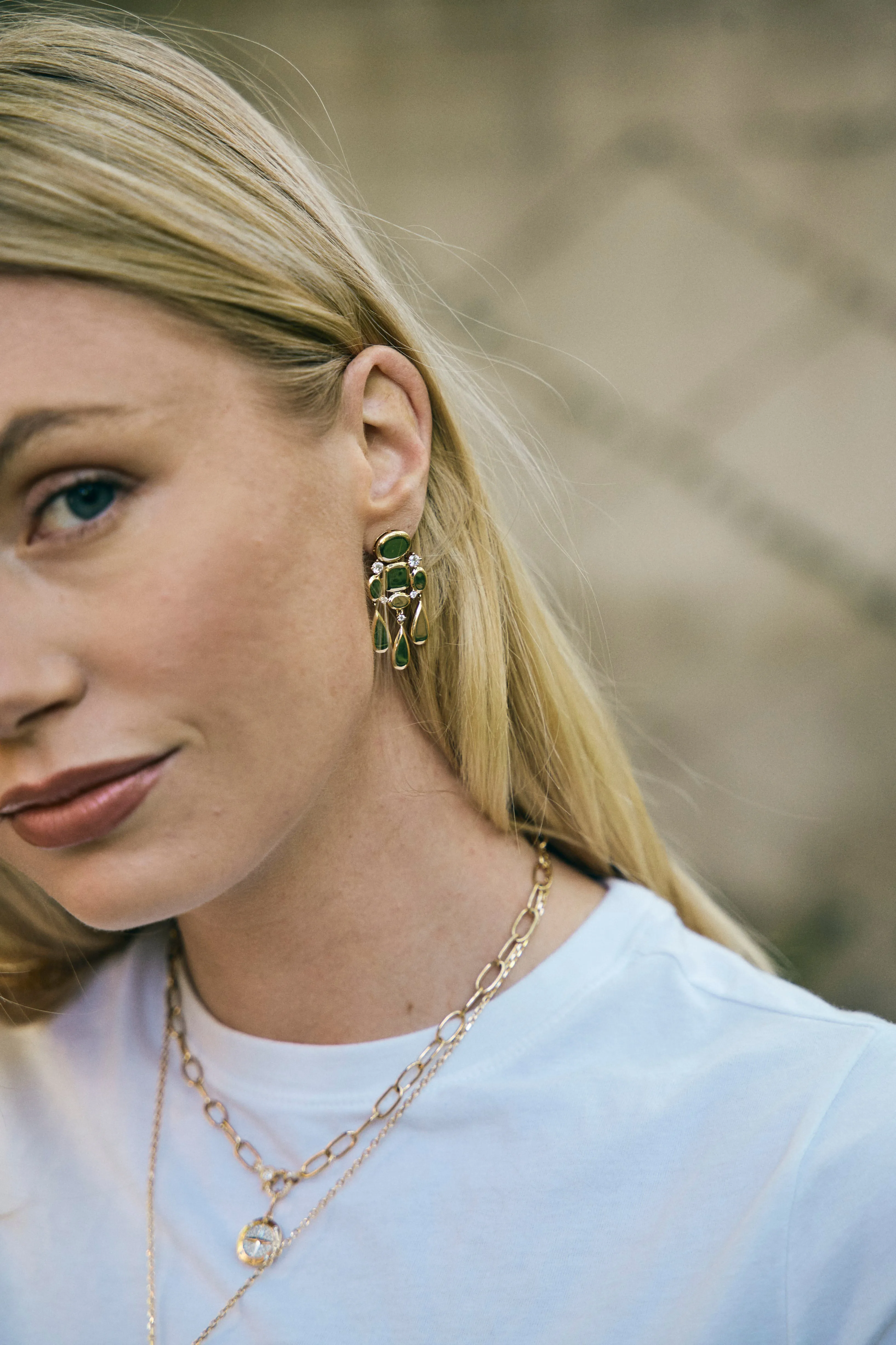 Gold Chandelier Earrings