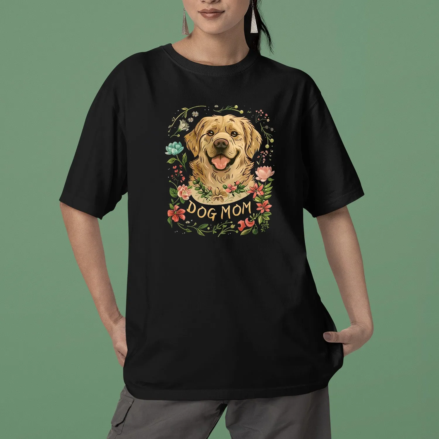 Golden Retriever Dog T-shirt, Pet Lover Shirt, Dog Lover Shirt, Dog Mom T-Shirt, Dog Owner Shirt, Gift For Dog Mom, Funny Dog Shirts, Women Dog T-Shirt, Mother's Day Gift, Dog Lover Wife Gifts, Dog Shirt