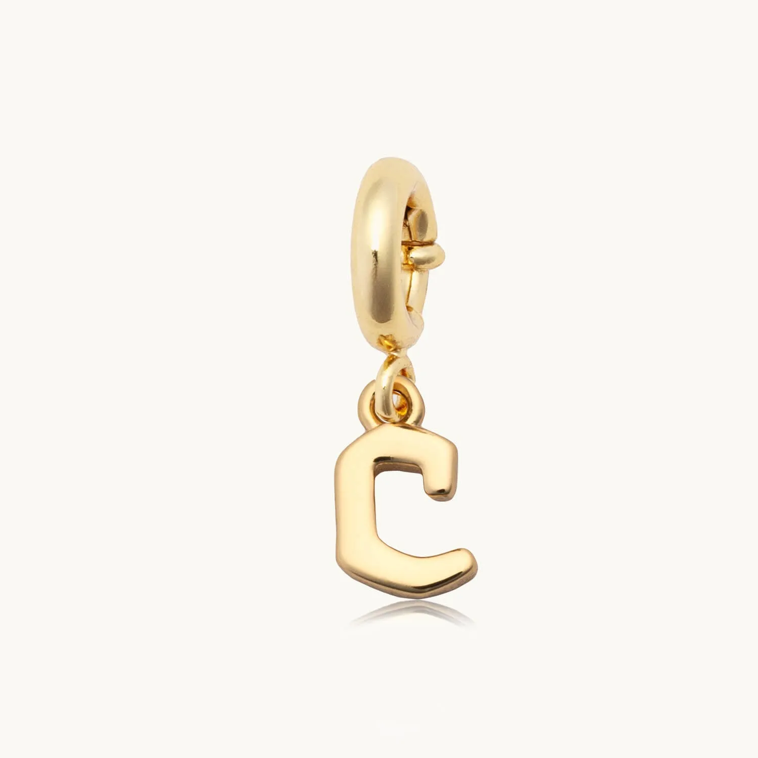 Gothic Letter C Charm