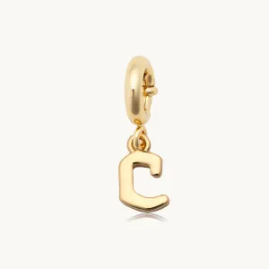 Gothic Letter C Charm