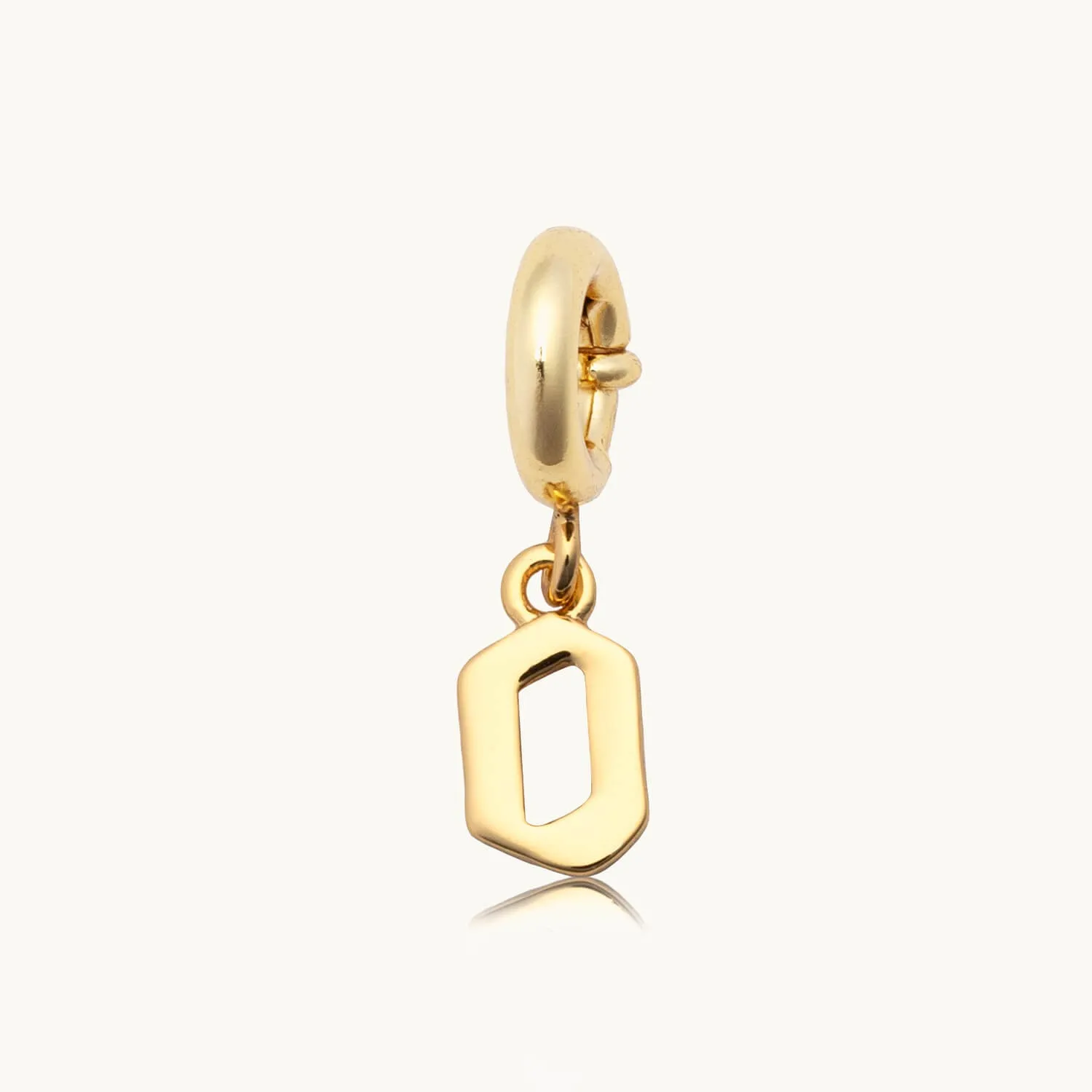 Gothic Letter O Charm