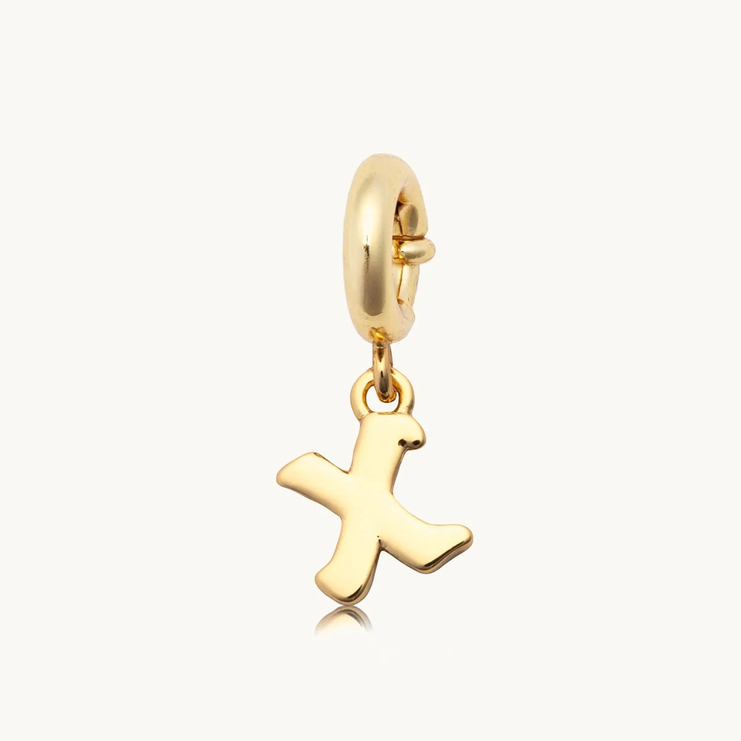 Gothic Letter X Charm