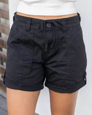 Grace & Lace Cargo Shorts - Black