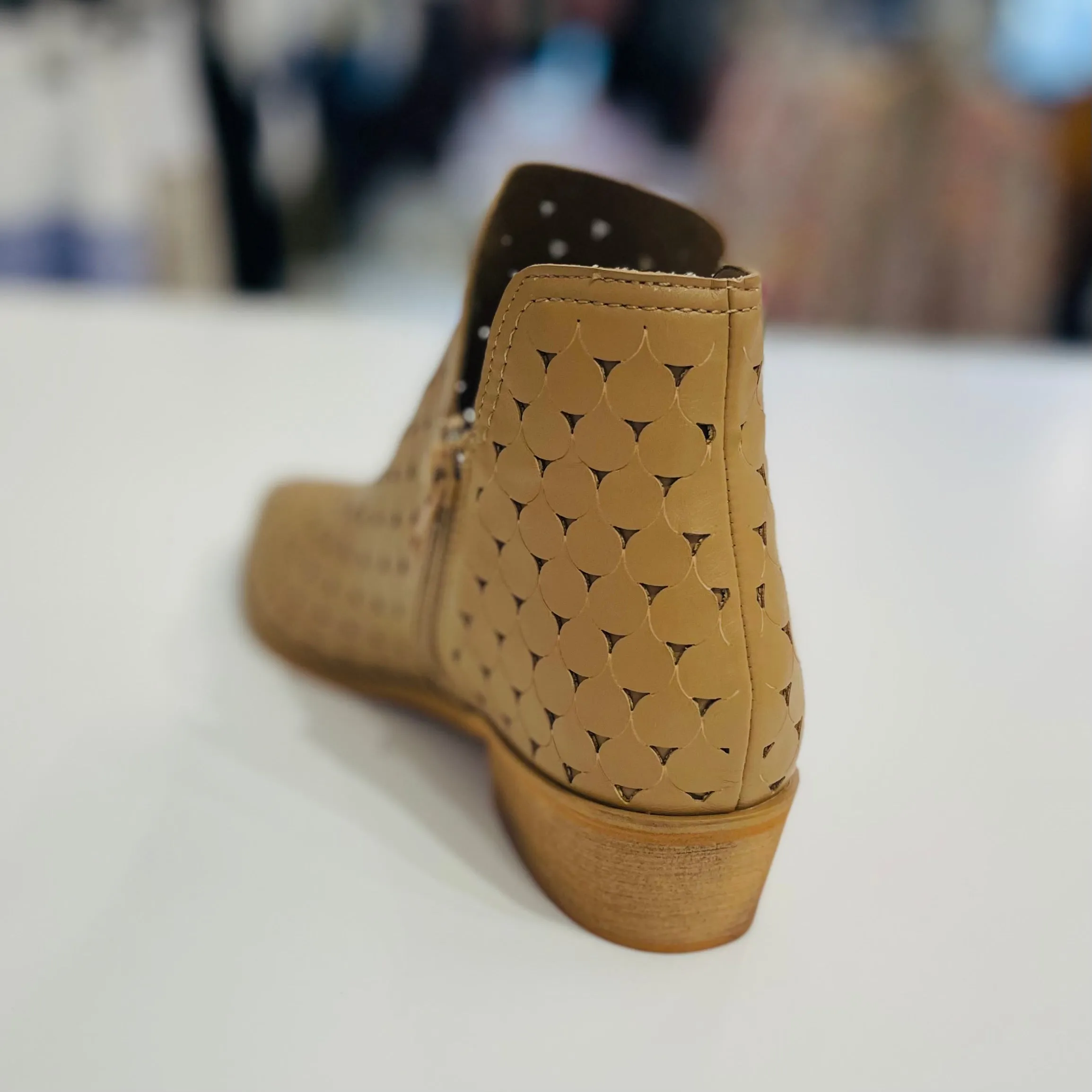 Halo Ankle Boots-Camel